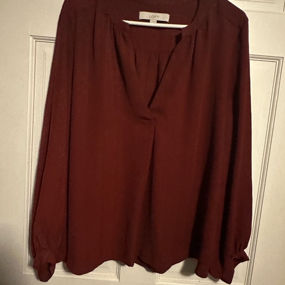 LOFT Women's Rust Top - Picture 2 of 4